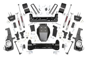 Chevrolet Silverado 2500 HD Suspension Lift Kit - Rough Country - 5 Inch Torsion Drop - '20-'25 Chevrolet Silverado 2500 HD Suspension Lift Kit - Rough Country - 5 Inch Torsion Drop - '20-'25